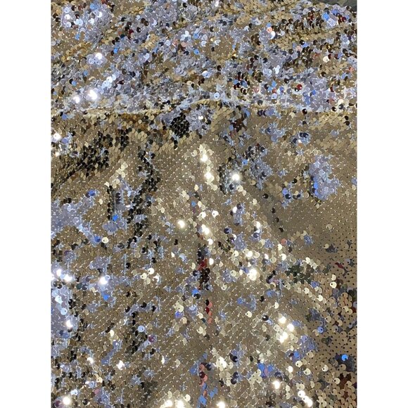 NEW L&B Lucky & Blessed Jacket Denim Sequin camouflage Womens S - Picture 7 of 9